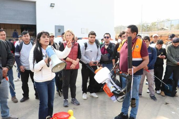 Gorea y Ministra de Comercio y Turismo lideran brigadas para combatir incendios en Amazonas