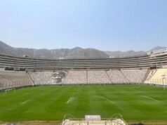 Ahora la cancha del Estadio Monumental luce en óptimas condiciones a puertas del reinicio del Torneo Clausura 2024