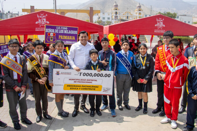 Presentan novedoso programa “Pachacámac Educa y Construye”