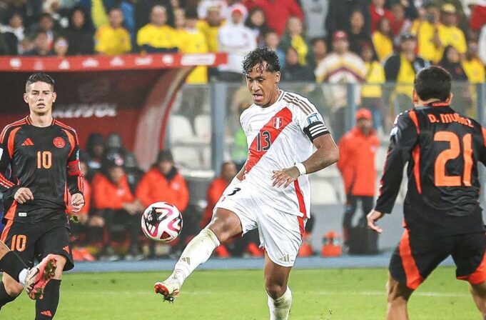 Perú no pudo sostener la ventaja y empató con Colombia 1-1, y sigue en el fondo de la tabla