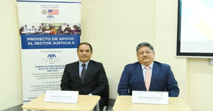 Poder Judicial: Autoridad Nacional de Control y ABA Roli inauguró taller para fortalecer el control judicial con cooperación internacional