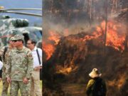 Presidenta Dina Boluarte inspecciona daños y sobrevuela región Amazonas