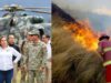 Dina Boluarte declara en estado de emergencia Amazonas, San Martín y Ucayali por incendios forestales