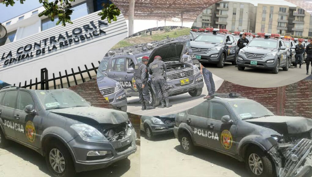 Patrulleros hasta el perno:Detectan camionetas policiales 4×4 paralizadas por falta de mantenimiento