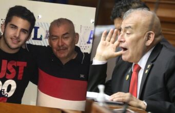 De tal palo, tal astilla:Hijo del congresista José Arriola despacha como trabajador del Parlamento