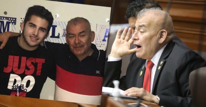 De tal palo, tal astilla:Hijo del congresista José Arriola despacha como trabajador del Parlamento