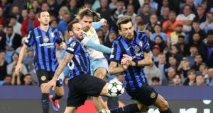 Inter de Milán frenó al Manchester City empatando 0-0 en la Champions League
