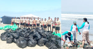 Retiran 25 toneladas de basura marina en Playa Costa Azul