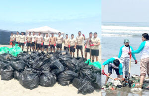 Retiran 25 toneladas de basura marina en Playa Costa Azul