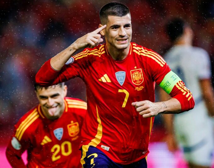 España goleó a Serbia 3-0 y tiene boleto a los Cuartos de Final de la Nations League