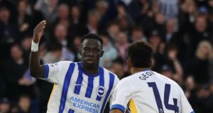 Brighton en gran reacción le volteó al Tottenham 3-2 en la Premier League