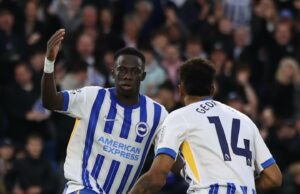 Brighton en gran reacción le volteó al Tottenham 3-2 en la Premier League