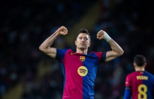 Barcelona goleó al Sevilla 5-1 y sigue líder en España por encima del Real Madrid