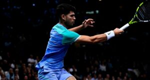 Español Carlos Alcaraz se despidió del Masters 1000 de París al caer con francés Humbert