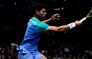 Español Carlos Alcaraz se despidió del Masters 1000 de París al caer con francés Humbert