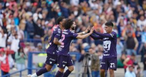 Piero Quispe fue la figura de los Pumas de la UNAM en la goleada a San Luis 3-0 por la Liga MX