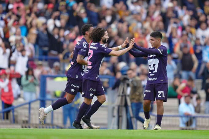 Piero Quispe fue la figura de los Pumas de la UNAM en la goleada a San Luis 3-0 por la Liga MX