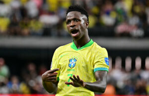 Vinicius Junior no jugará ante Perú el martes 15 al ser desconvocado por lesión