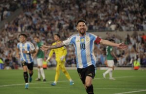 Argentina goleó sin problemas a Bolivia 6-0 con un «triplete» de Lionel Messi