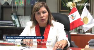 Ministerio Público solicita 18 meses de impedimento de salida del país contra la fiscal superior Elizabeth Peralta por corrupción