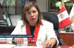 Ministerio Público solicita 18 meses de impedimento de salida del país contra la fiscal superior Elizabeth Peralta por corrupción
