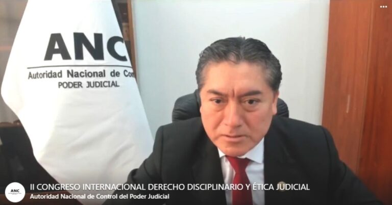 Poder Judicial: Autoridad Nacional de Control inició el «Segundo Congreso Internacional de Derecho Disciplinario y Ética Judicial”