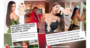 Thamara Gómez, ex Corazón Serrano,oficializa su relación con cómico, y ya añoraba ser mamá(VIDEO)