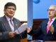 Congresistas Aguinaga y Echevarría se pelean por Alberto Fujimori
