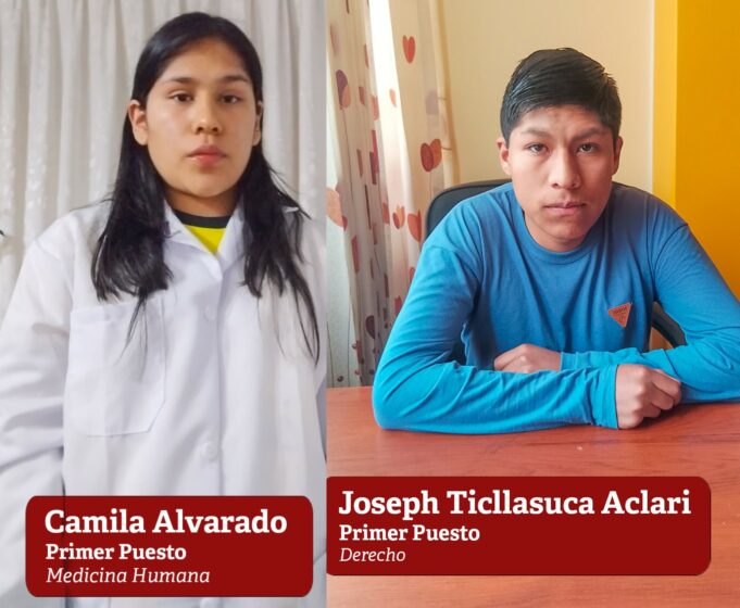 ¡Bienvenidos cachimbos! conoce a los primeros puestos del examen de admisión 2025-I