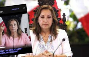 Dina Boluarte: es señalada como la Presidente más impopular del mundo según revista de EEUU