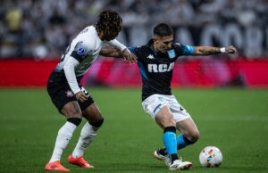Corinthians y Racing empataron 2-2 en primera semifinal de la Copa Sudamericana