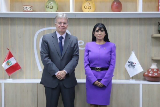 Ministra Desilú León sostuvo reunión con embajador de Brasil por Acuerdo de Complementación Económica