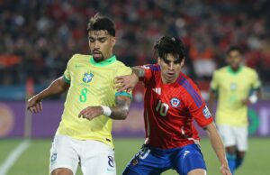 Brasil hundió más a Chile ganándole 2-1 en Santiago, tras ir perdiendo 1-0