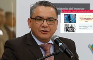 Con cifras en mano, títular del Interior Juan José Santiváñez demuestra disminución de los casos de extorsión
