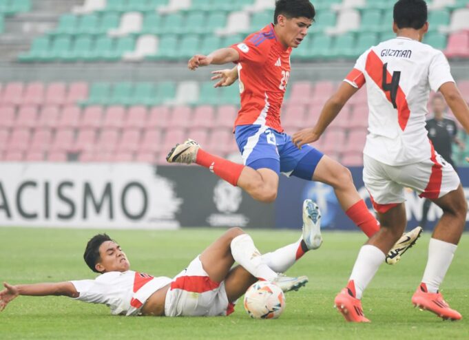 Perú cayó ante Chile 3-1 y quedó eliminado del Campeonato Sudamericano Sub 15
