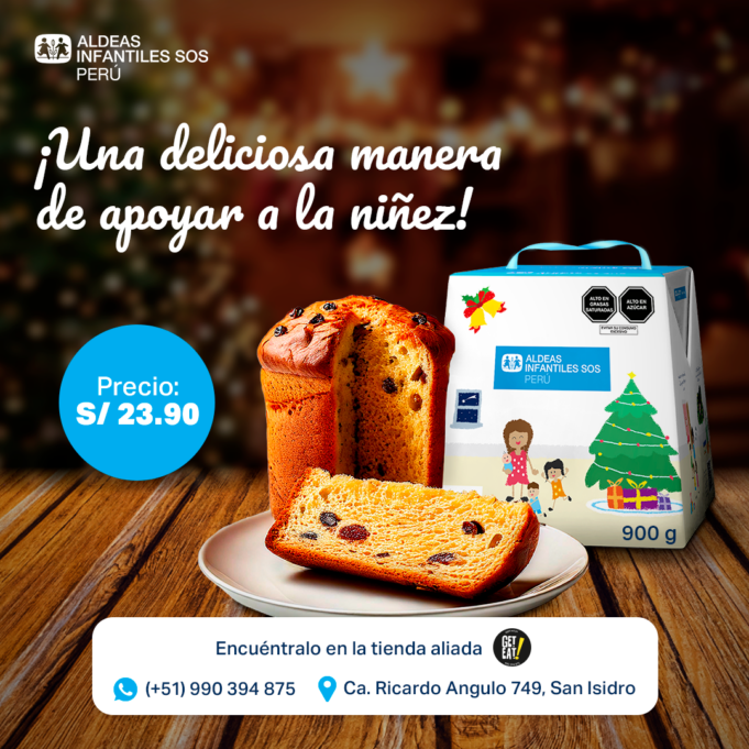 Panetón navideño de Aldeas Infantiles SOS Perú aportará cerca de dos millones de raciones de alimentos para la niñez en situación de vulnerabilidad