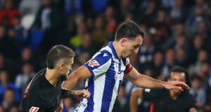 Real Sociedad venció al líder Barcelona 1-0 que ahora le lleva seis puntos al Real Madrid