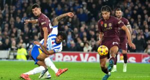 Manchester City sufrió cuarta derrota seguida ante Brighton por 2-1 y líder Liverpool se alejó 5 puntos