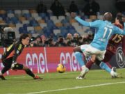 Nápoli es el único líder del Calcio Italiano al vencer a la Roma 1-0 con gol de Lukaku