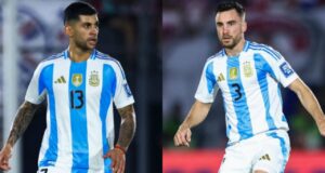 Cuti Romero y Nicolás Tagliafico serán bajas en Argentina ante Perú el martes