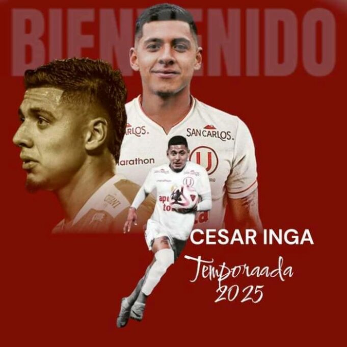 César Inga es el primer refuerzo de Universitario de Deportes para la temporada 2025