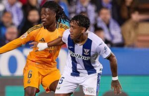 Renato Tapia titular en derrota del Leganés ante el Real Madrid por 3-0