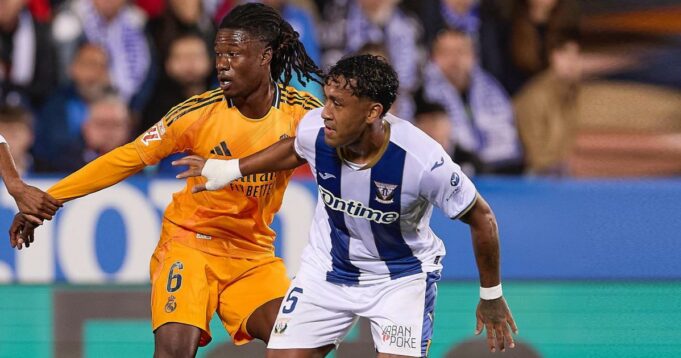 Renato Tapia titular en derrota del Leganés ante el Real Madrid por 3-0