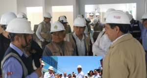 Gilmer Horna sobre obras hospital María Auxiliadora: «Estamos comprometidos en llevar a cabo la modernización de este hospital»