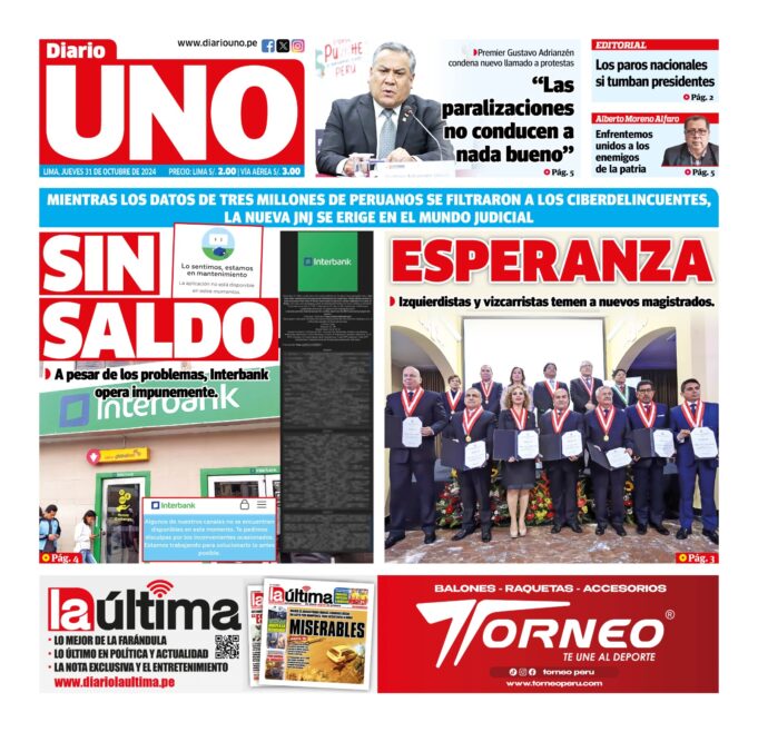 Edición del 31 de octubre de 2024