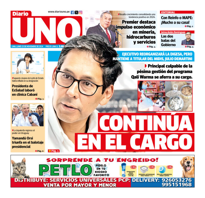 Edición del 25 de noviembre de 2024