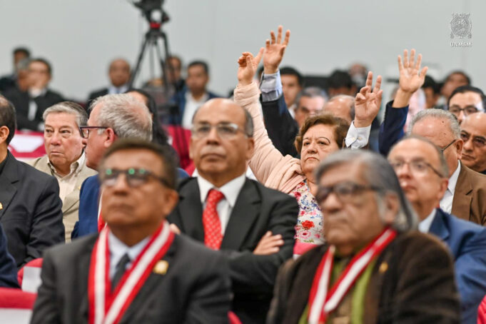 La Asamblea Universitaria de la UNMSM elige al nuevo Comité Electoral Universitario 2024-2025