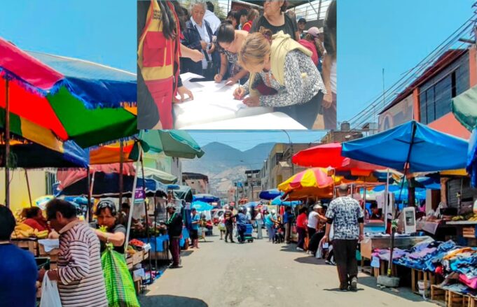 Comerciantes de Comas se retiran voluntariamente de vía pública