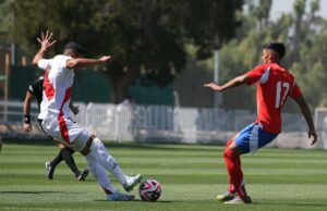 Selección Sub 20 cayó otra vez con Chile 3-0 en amistoso realizado en Santiago