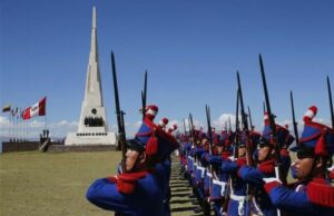 Conmemoración de 200 años de la batalla de Ayacucho en Perú